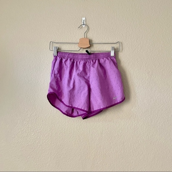 Nike purple dri fit running shorts - Picture 1 of 4